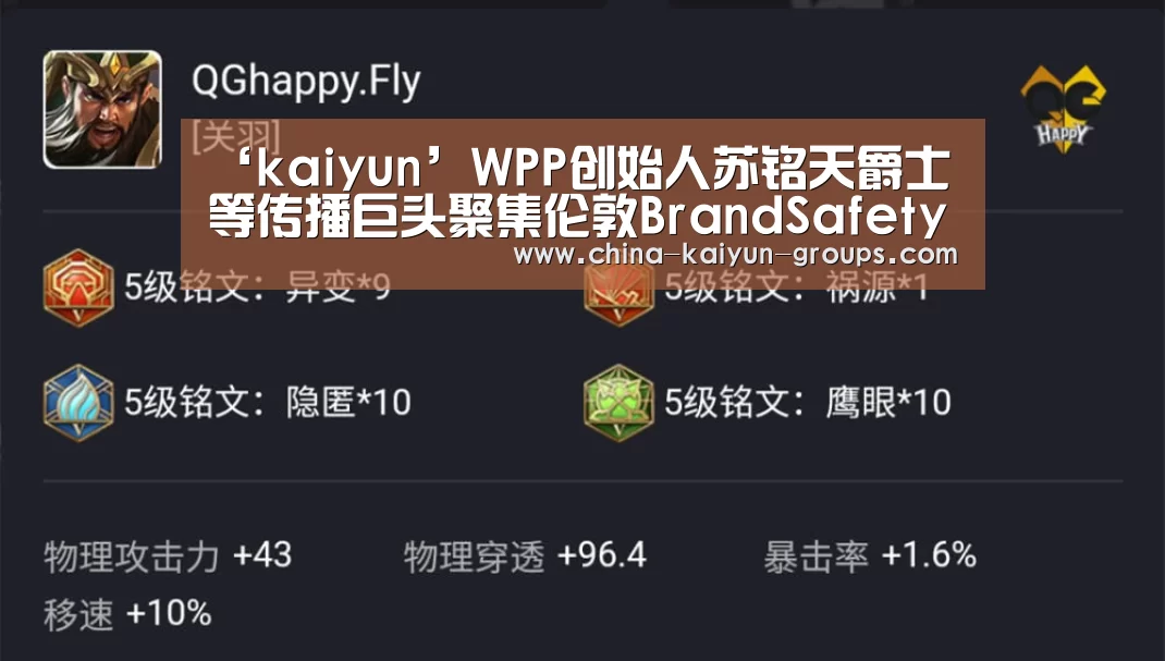 ‘kaiyun’WPP创始人苏铭天爵士等传播巨头聚集伦敦BrandSafety峰会，把脉广告程序化疵病(图2)